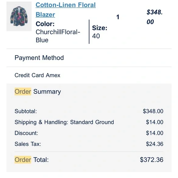 Men’s Kentucky Derby/Oaks Cotton-Linen Floral Blazer - Picture 8 of 8